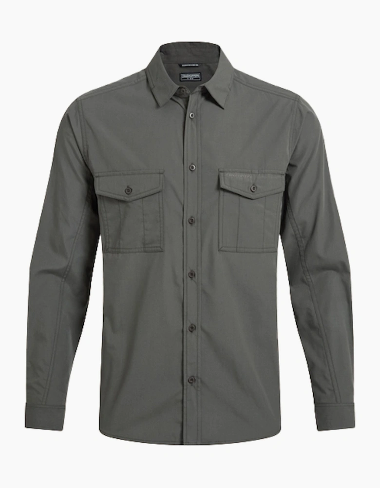 Craghoppers Kiwi II Mens Long Sleeve Shirt Cedar