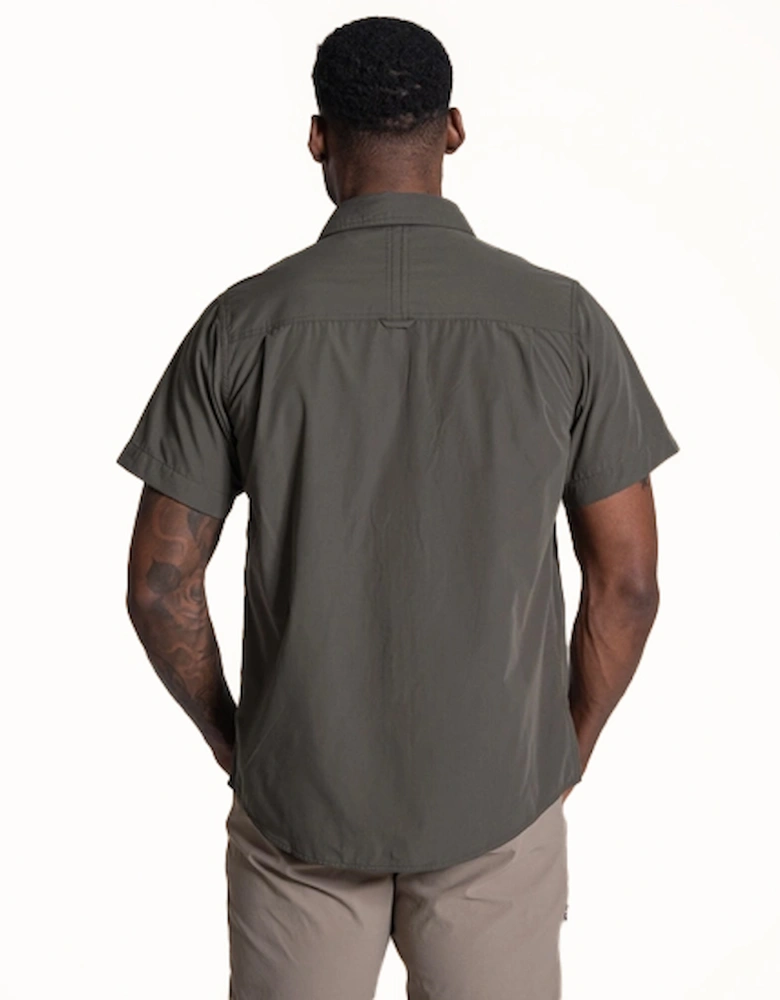 Craghoppers Kiwi II Mens Short Sleeve Shirt Cedar