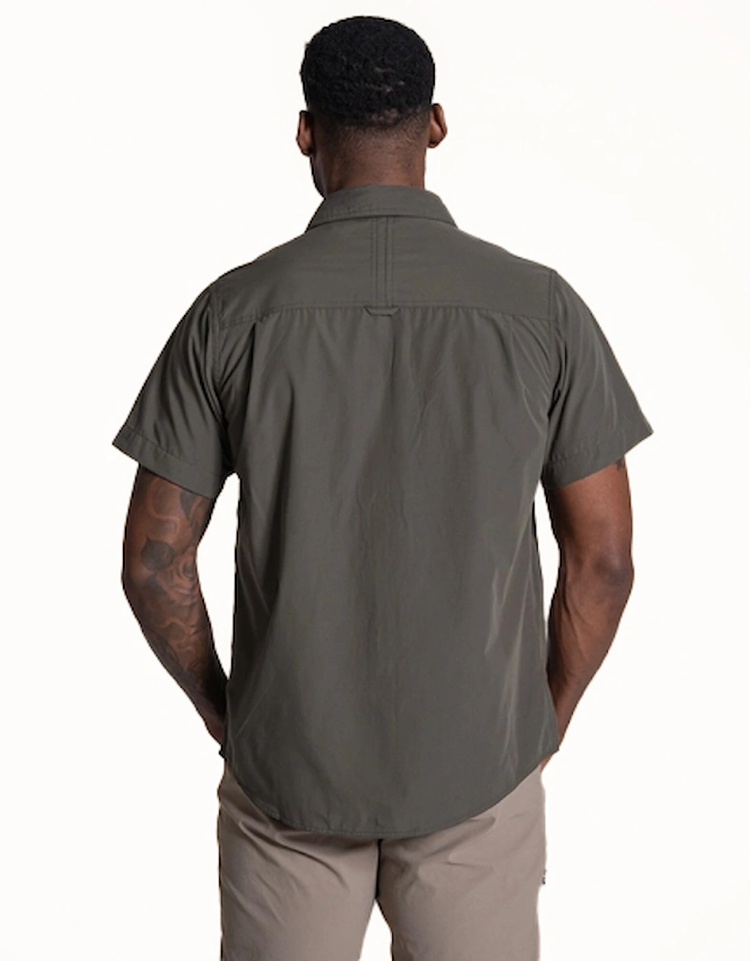 Craghoppers Kiwi II Mens Short Sleeve Shirt Cedar