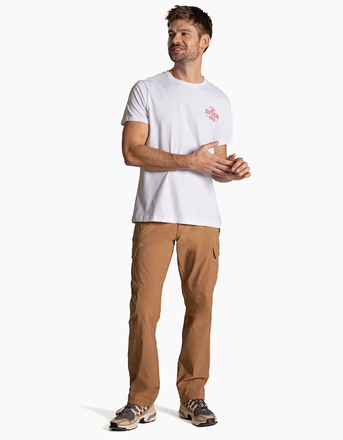 Craghoppers Kiwi Pro Mens Cargo Trousers (Small Fit) Boulder