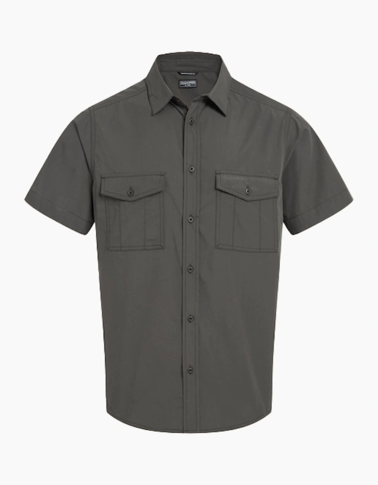 Craghoppers Kiwi II Mens Short Sleeve Shirt Cedar