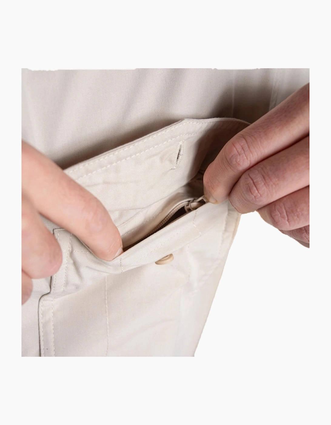 Craghoppers Kiwi II Mens Short Sleeve Shirt Oatmeal