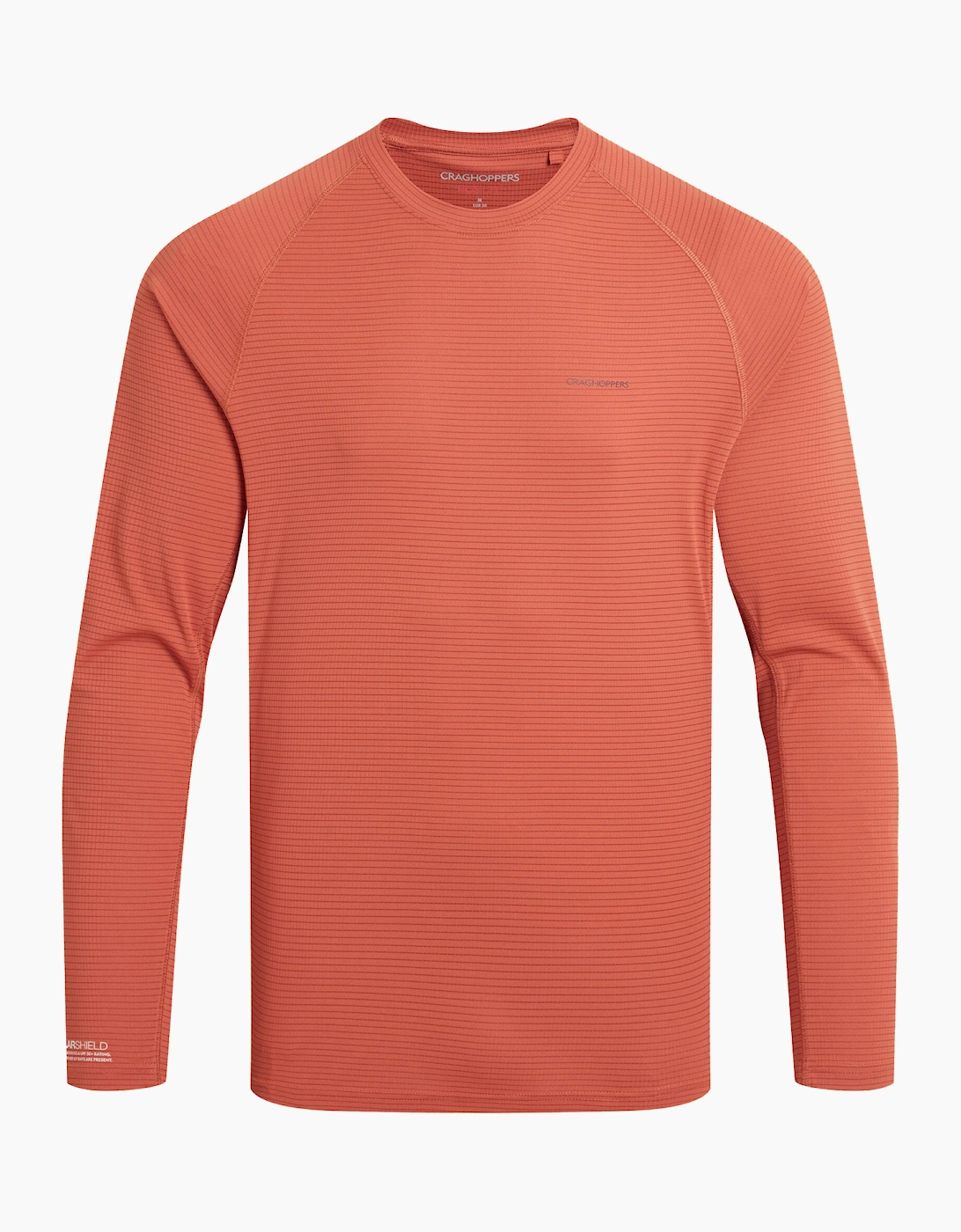 Craghoppers NosiLife SolarShield+ Mens Long Sleeve T-Shirt Dark Sahara