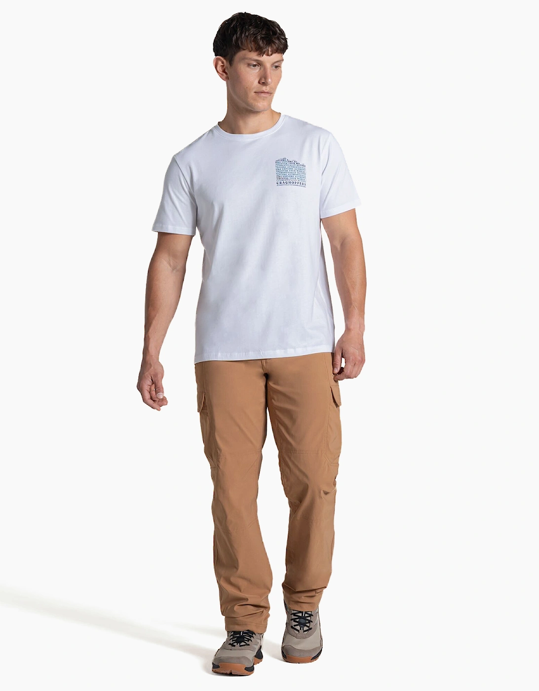 Craghoppers Lucent II Mens T-Shirt WhiteMountin