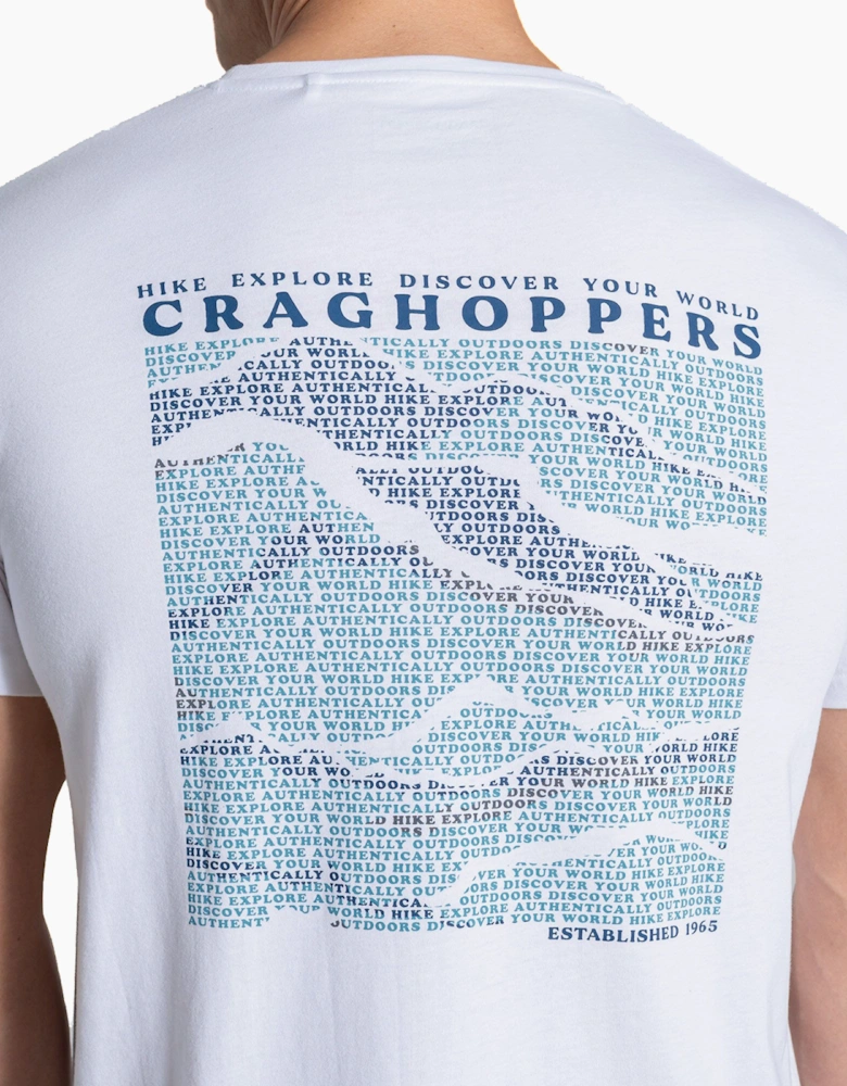 Craghoppers Lucent II Mens T-Shirt WhiteMountin