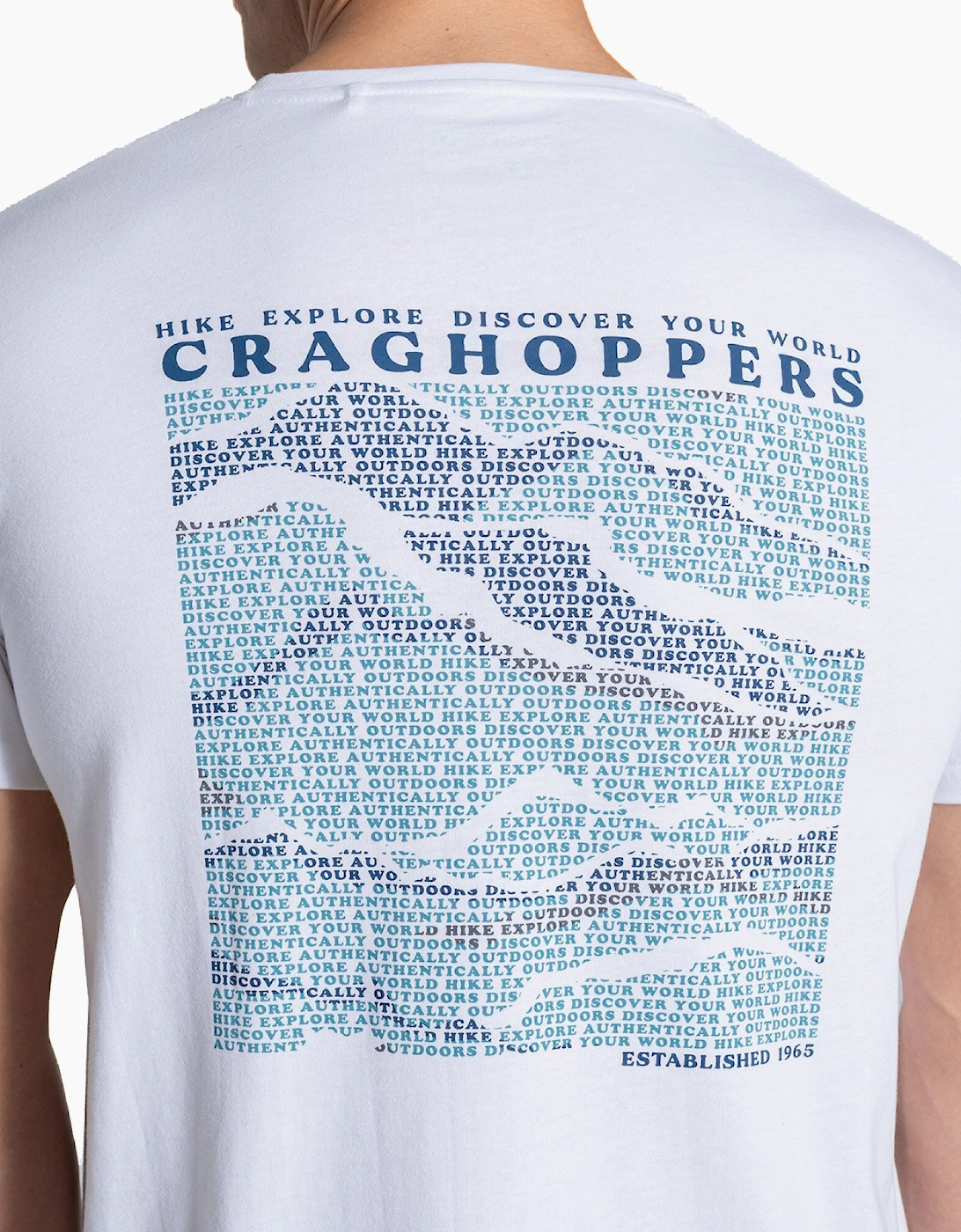 Craghoppers Lucent II Mens T-Shirt WhiteMountin
