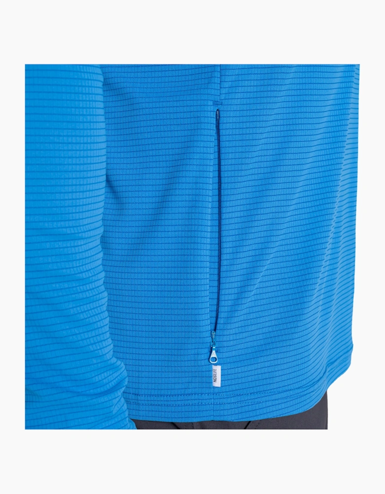 Craghoppers NosiLife SolarShield+ Mens Half Zip Top Azure Sky