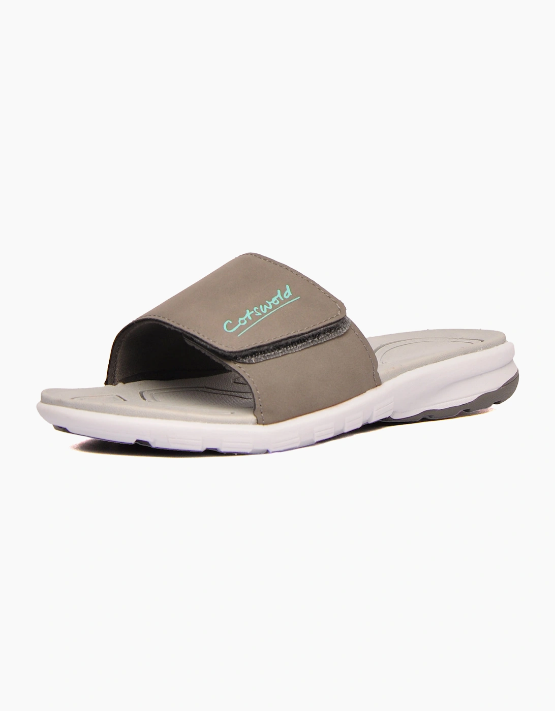 Cotswold Classic Comfort Womens Slider Sandals Grey / Blue