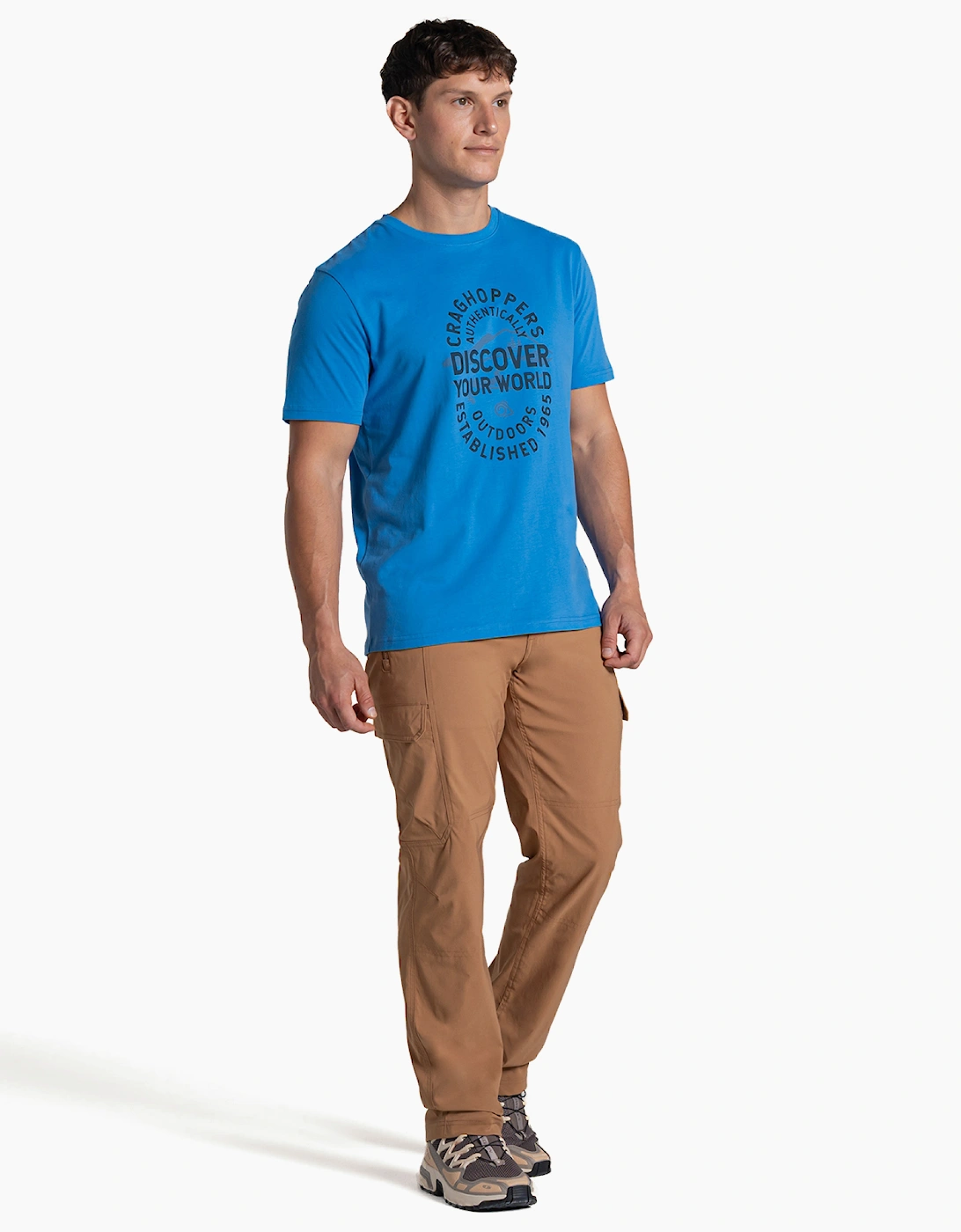 Craghoppers Lucent II Mens T-Shirt Azure Sky