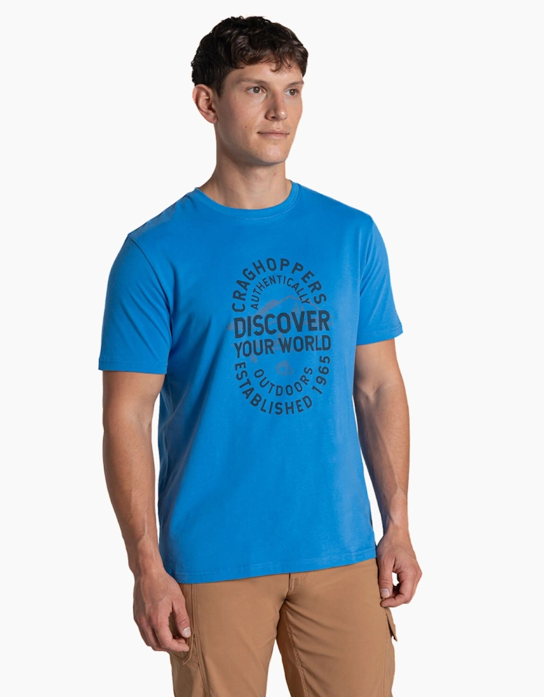 Craghoppers Lucent II Mens T-Shirt Azure Sky