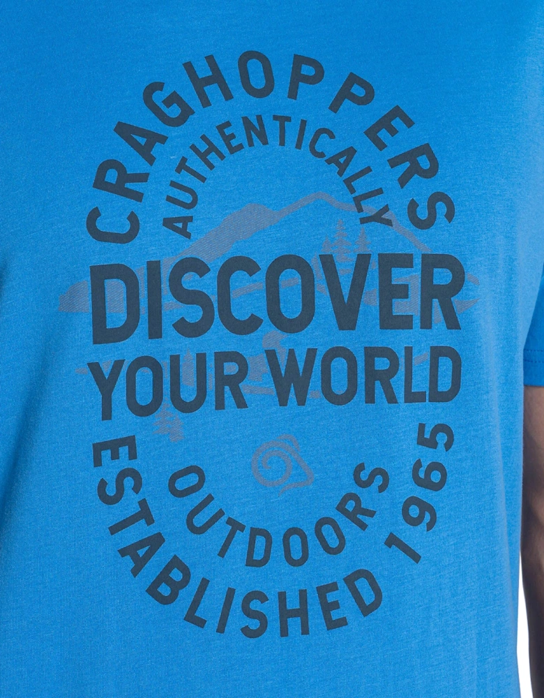 Craghoppers Lucent II Mens T-Shirt Azure Sky