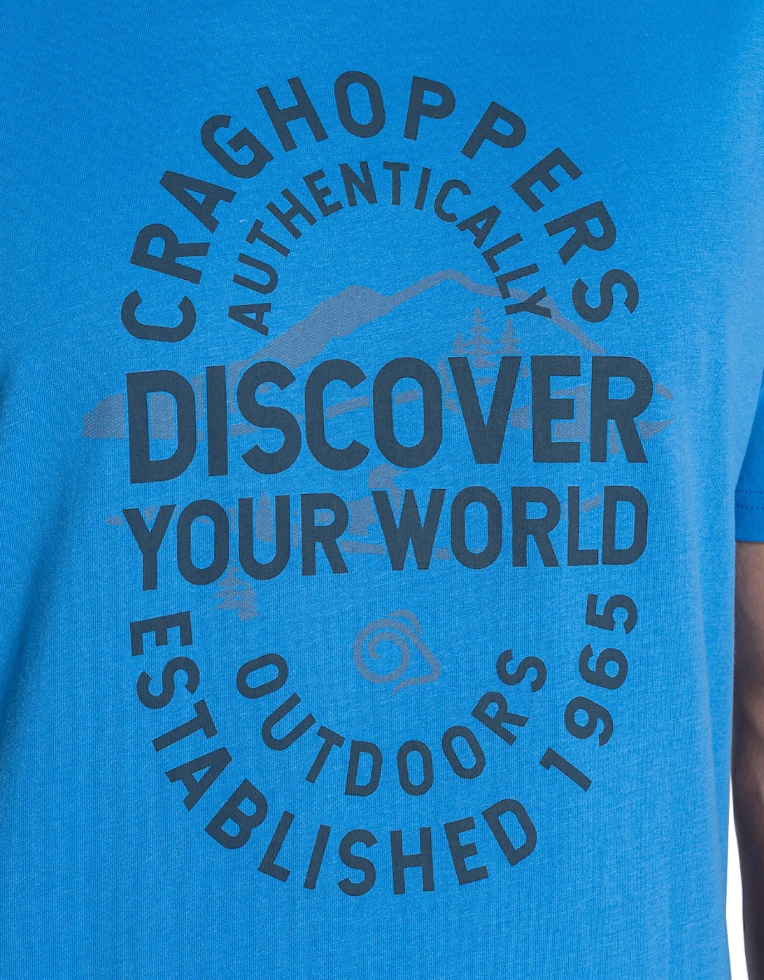 Craghoppers Lucent II Mens T-Shirt Azure Sky