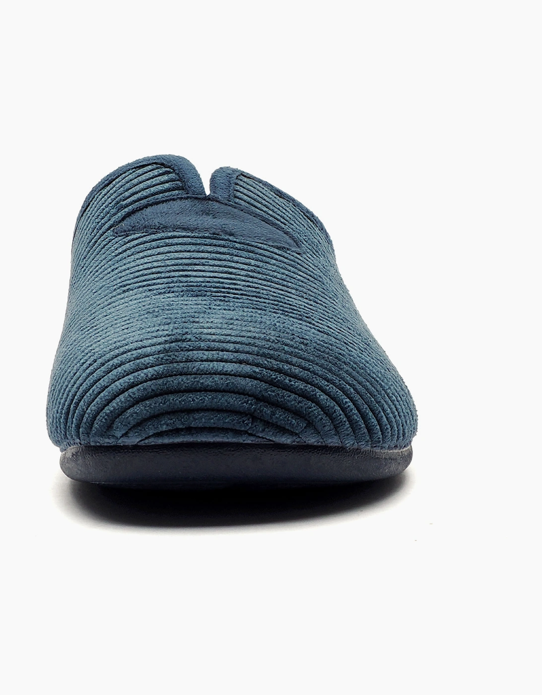 Cotswold Classic Luxe Mens Mule Slippers Navy