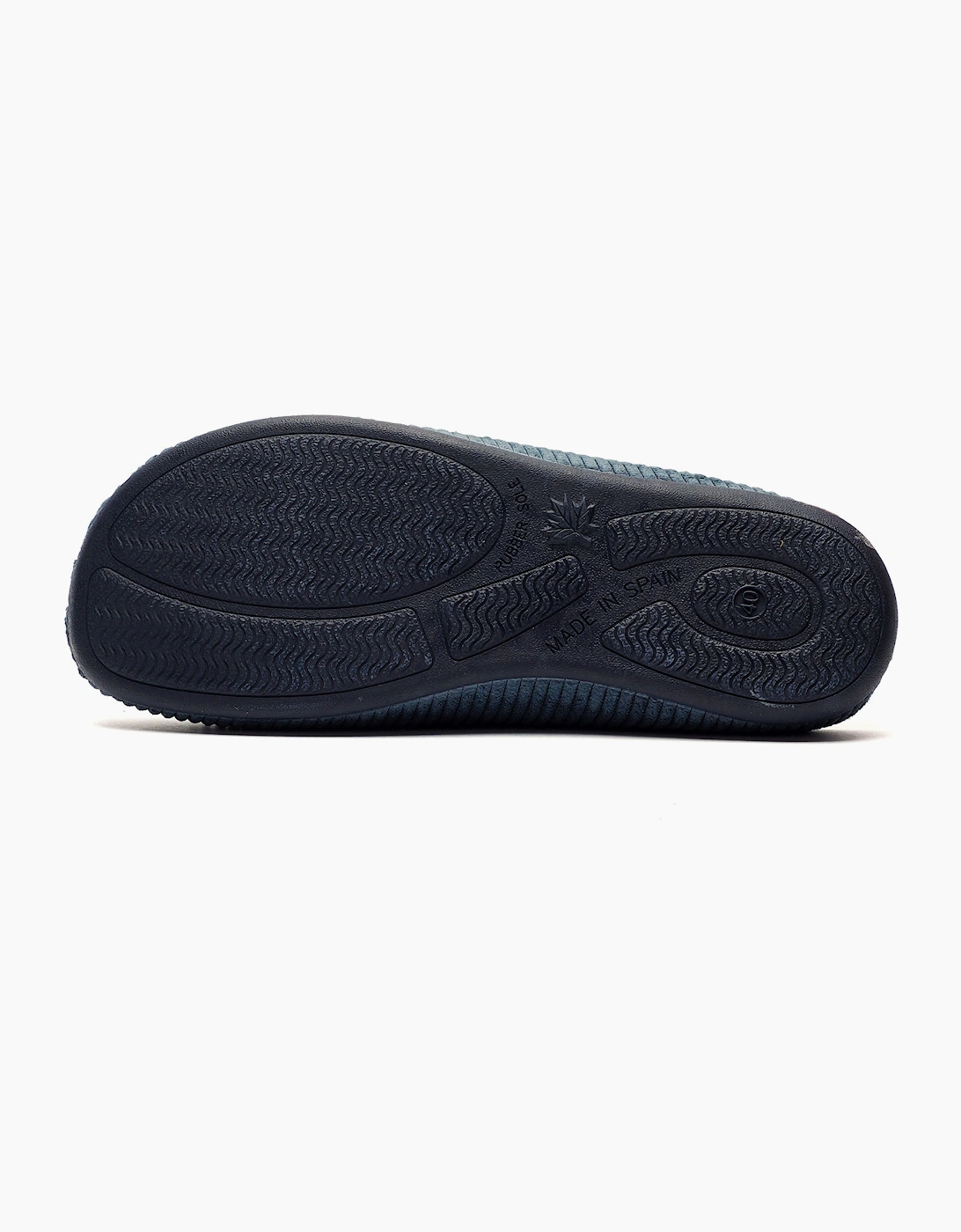 Cotswold Classic Luxe Mens Mule Slippers Navy