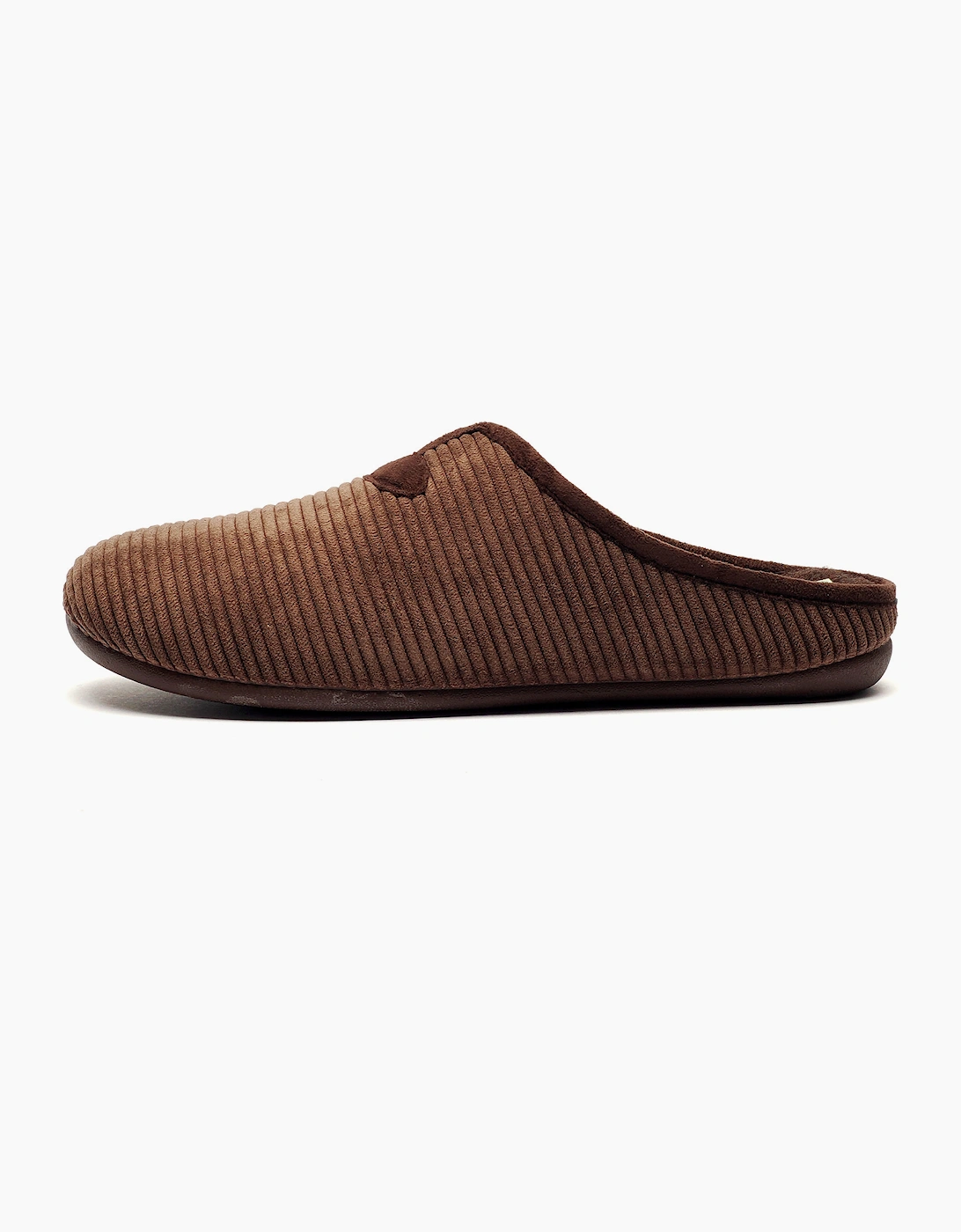Cotswold Classic Luxe Mens Mule Slippers Brown