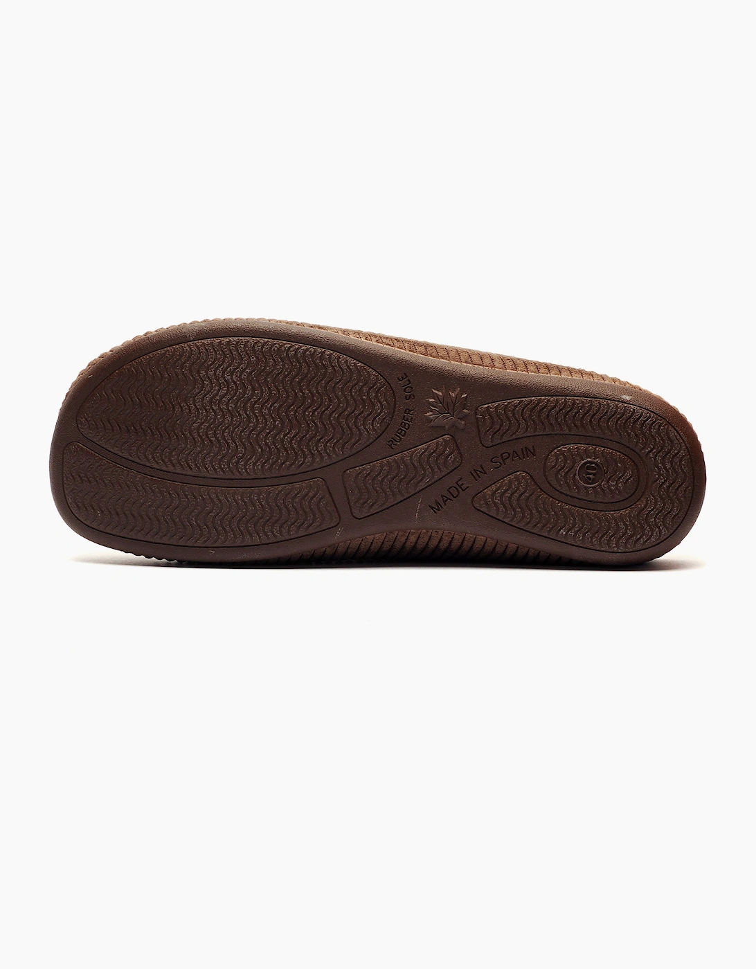 Cotswold Classic Luxe Mens Mule Slippers Brown