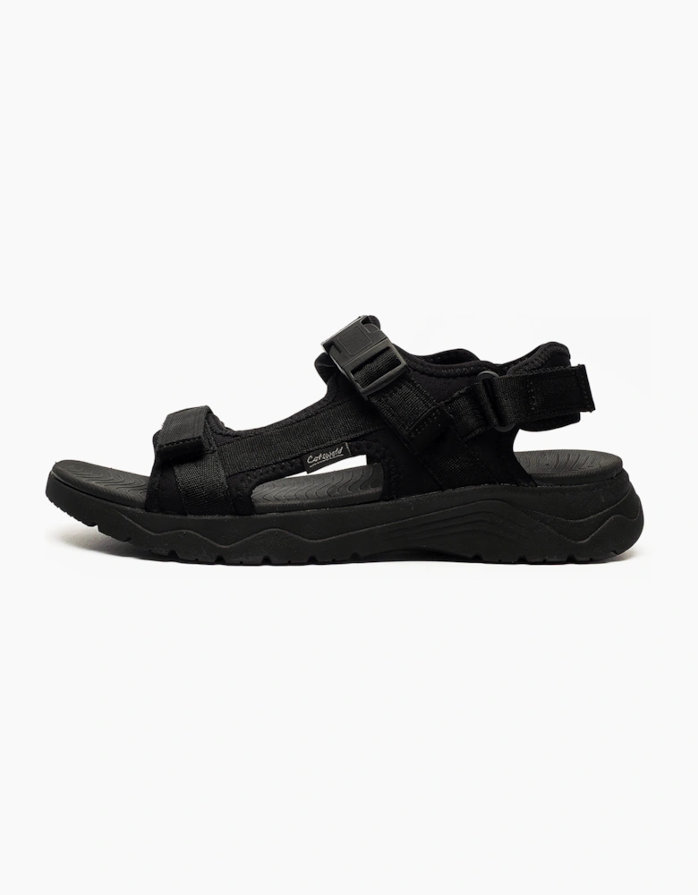 Cotswold Buckland Mens Sandals Black
