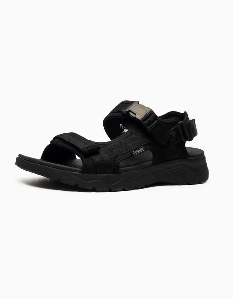 Cotswold Buckland Mens Sandals Black