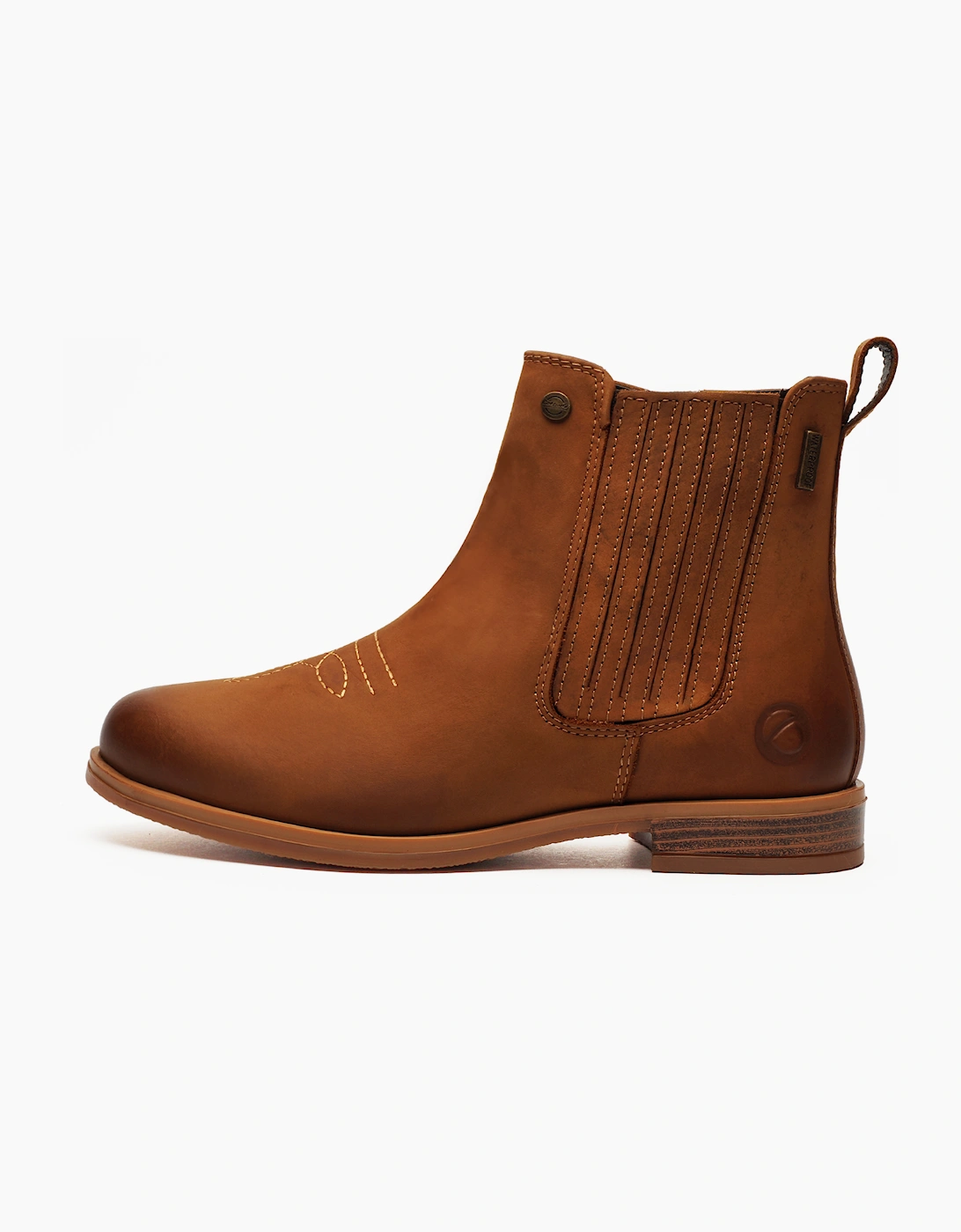 Cotswold Didbrook Womens Waterproof Leather Ankle Boots Tan