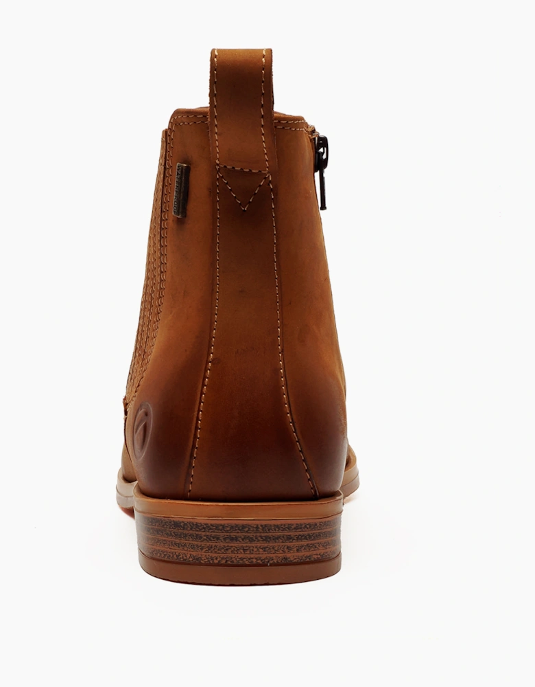 Cotswold Didbrook Womens Waterproof Leather Ankle Boots Tan