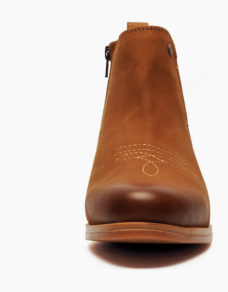 Cotswold Didbrook Womens Waterproof Leather Ankle Boots Tan