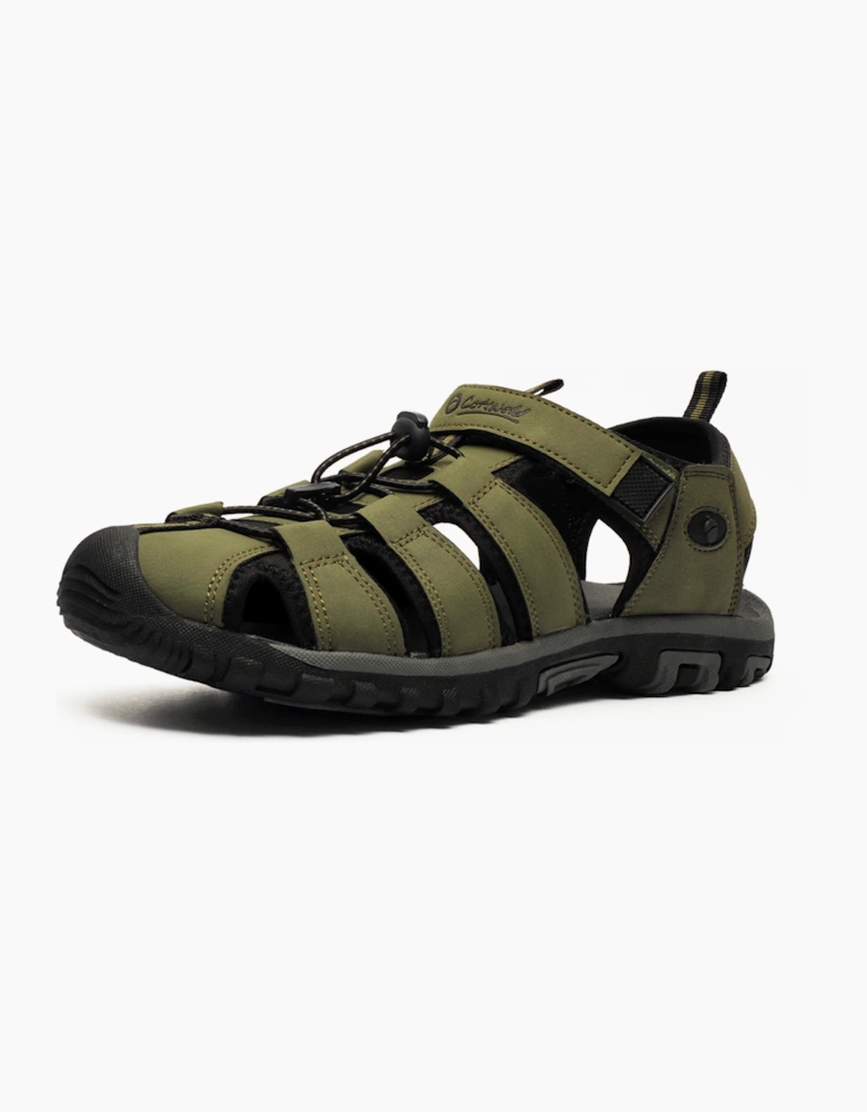 Cotswold Furze Mens Sandals Khaki / Black