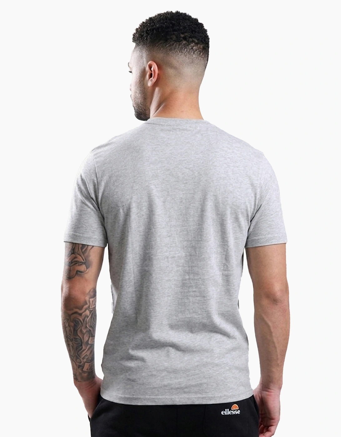 Ellesse Tewsbury Mens Heritage T-Shirt Light Grey