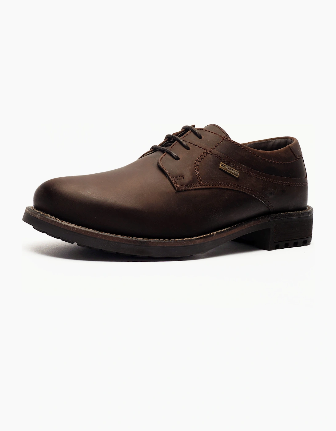 Cotswold Brookthorpe Waterproof Mens Leather Shoes Brown
