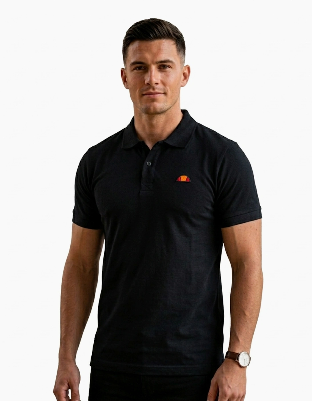 Ellesse Velorian Heritage 2 Mens Polo Shirt Black