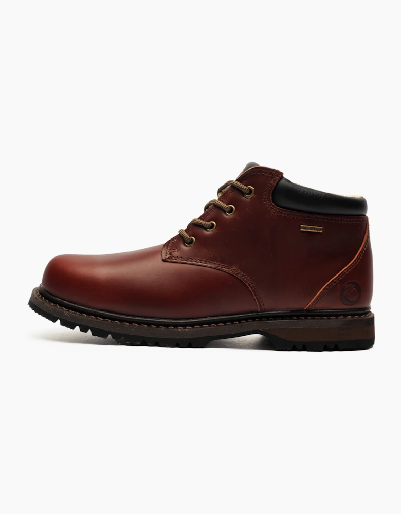 Cotswold Bredon Mens Leather Waterproof Boots Rustic Brown