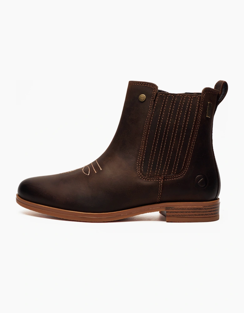 Cotswold Didbrook Womens Waterproof Leather Ankle Boots Brown