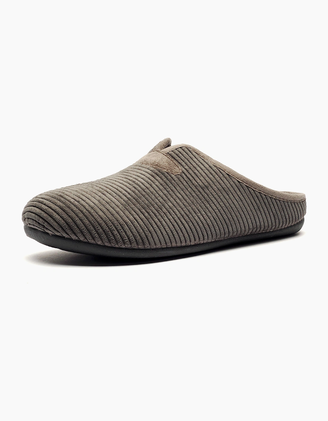 Cotswold Classic Luxe Mens Mule Slippers Grey