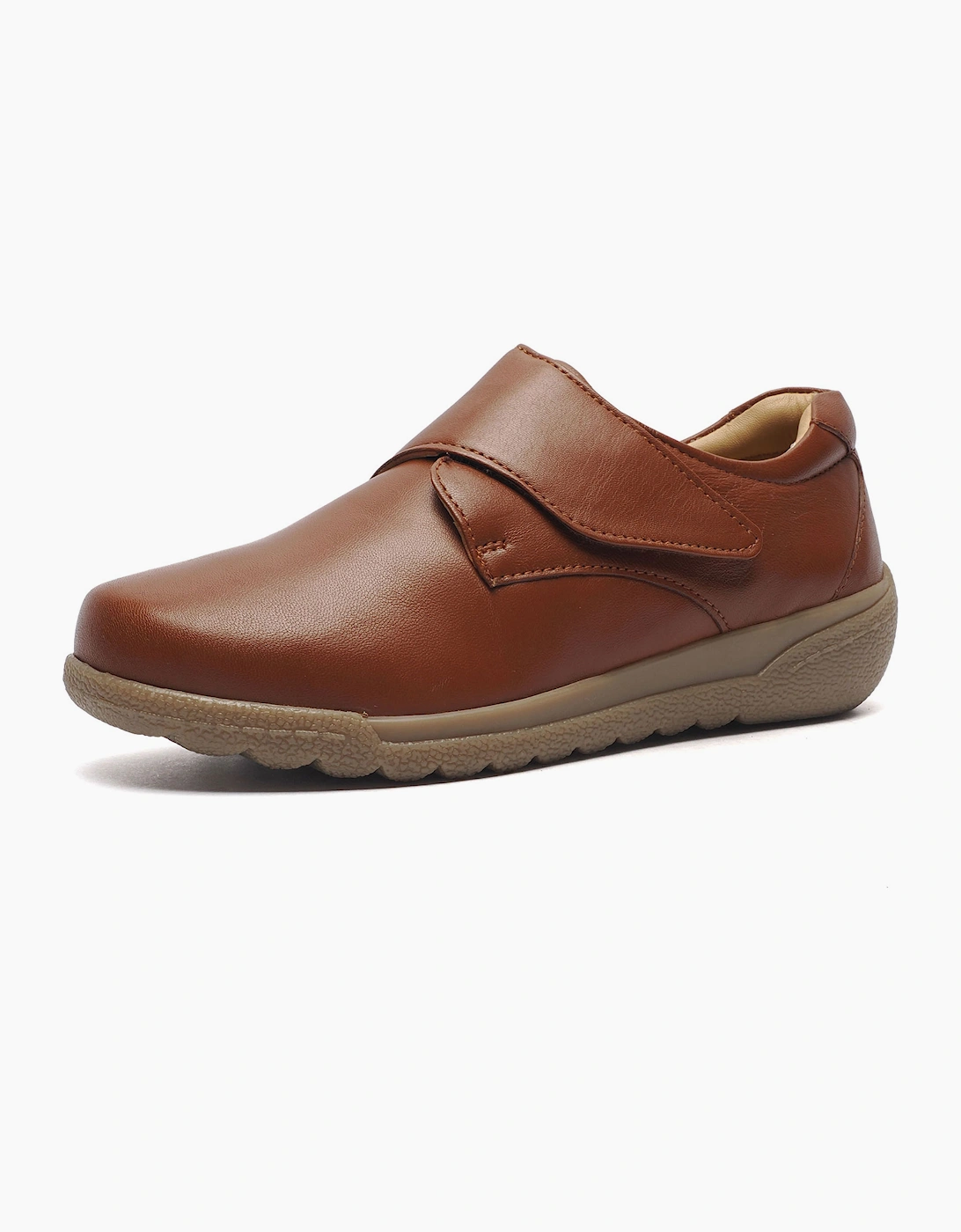 Fleet & Foster Elaine Leather Waterproof Womens Shoes Tan