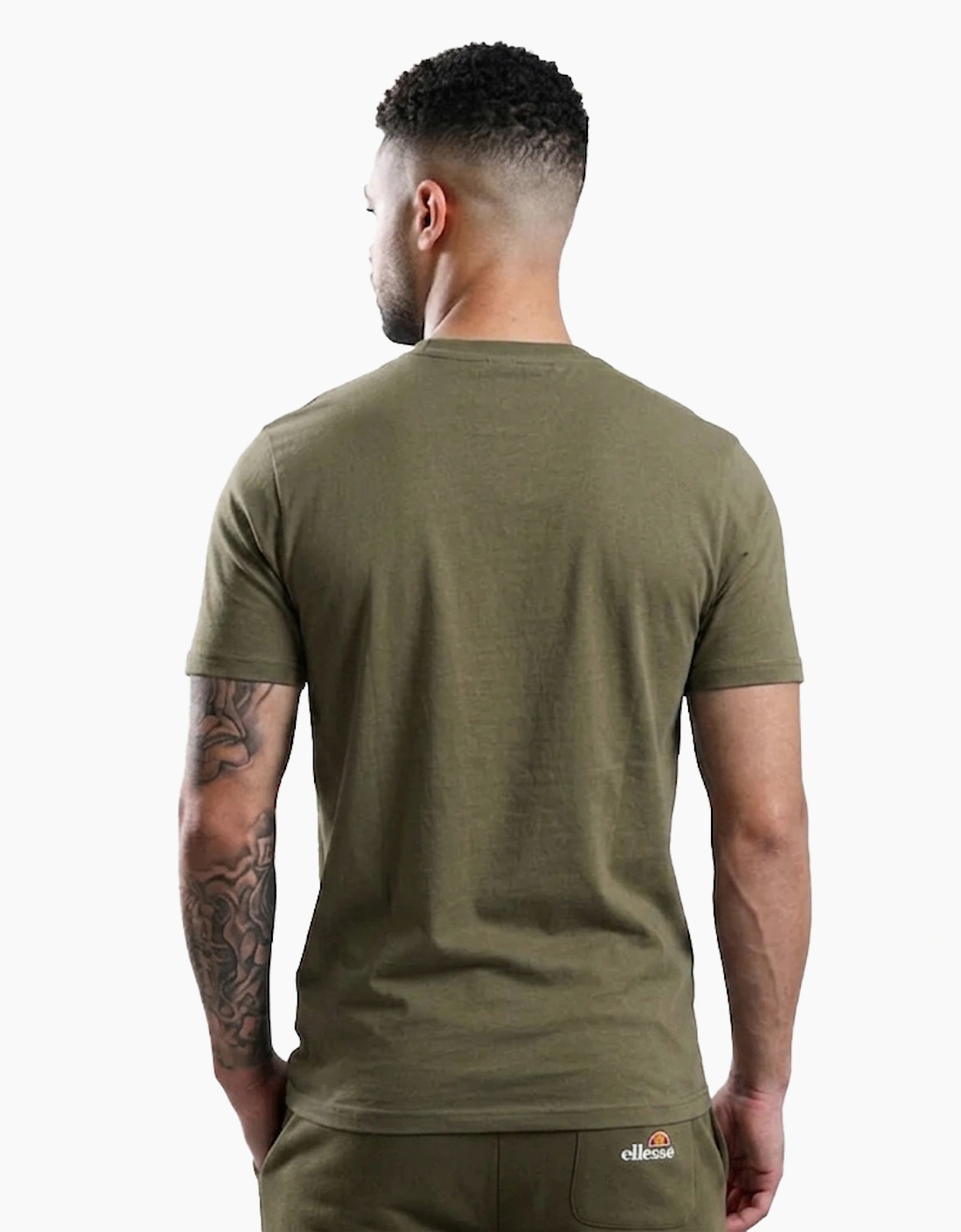 Ellesse Tewsbury Mens Heritage T-Shirt Khaki