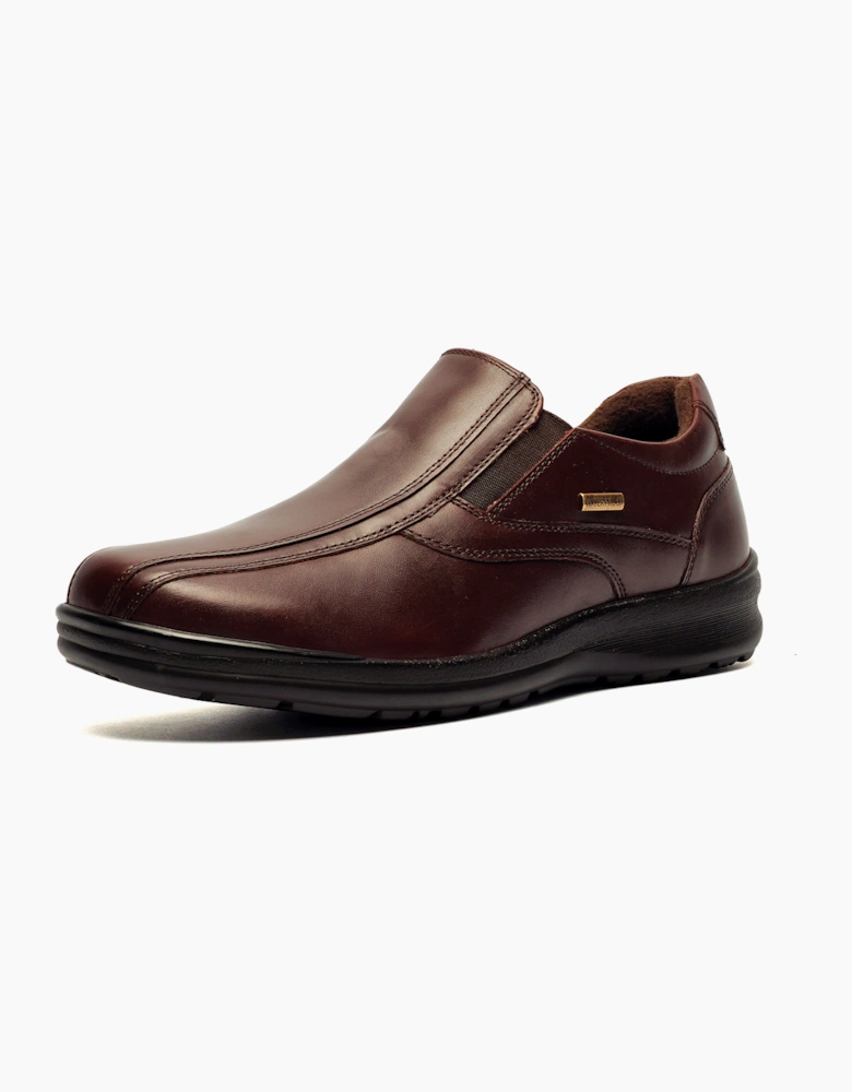 Fleet & Foster Magpie Mens Waterproof Leather Shoes Brown