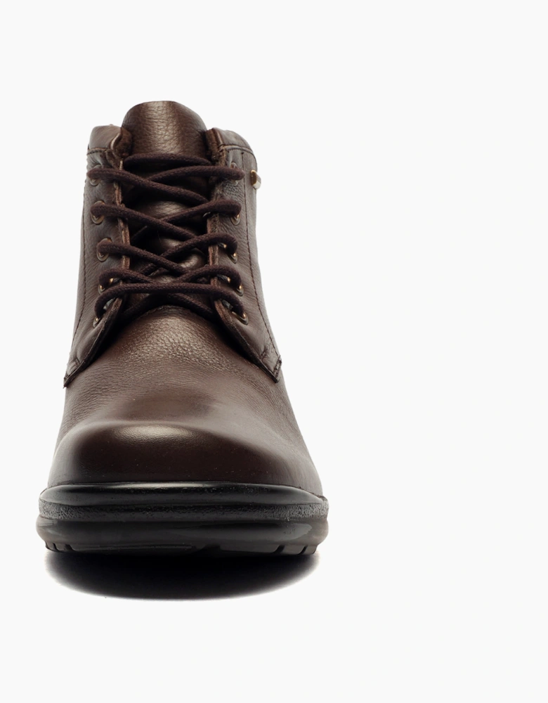 Fleet & Foster Jay Mens Waterproof Leather Boots Brown