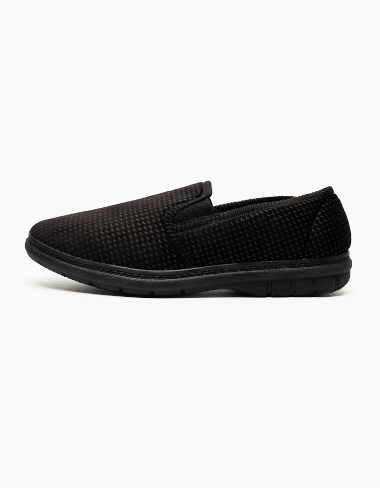 Fleet & Foster John Mens Slippers Black