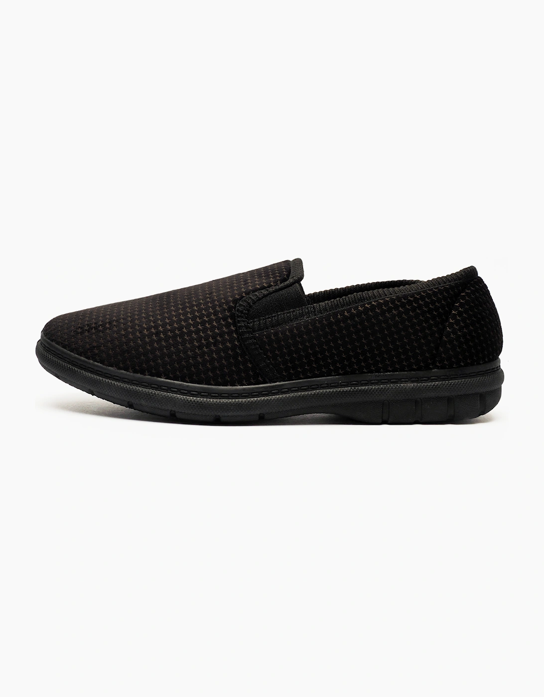 Fleet & Foster John Mens Slippers Black