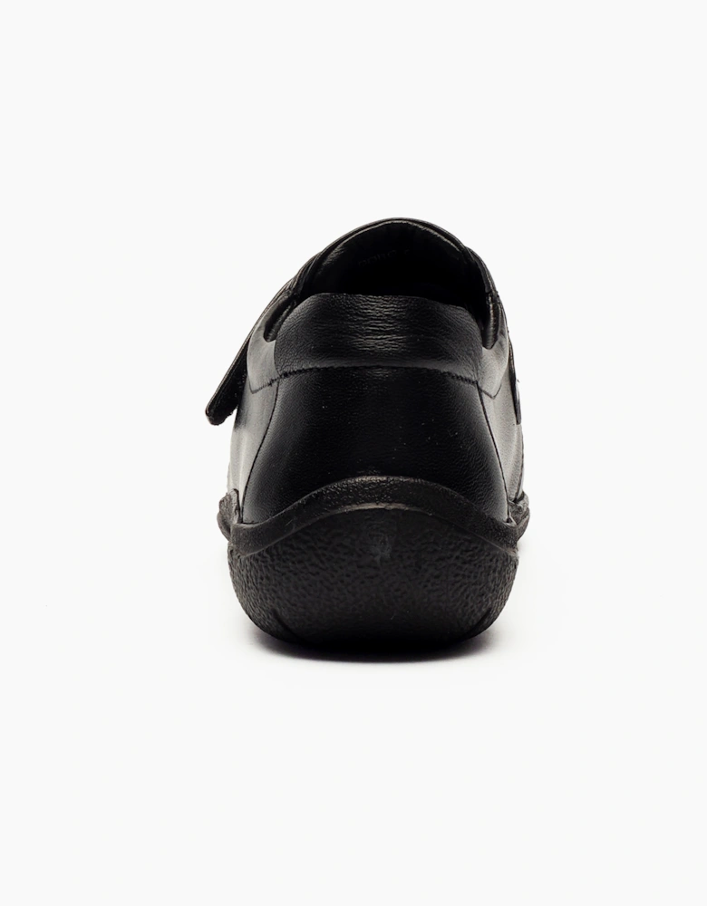 Fleet & Foster Dorothy Womens Girls Leather Shoes Black