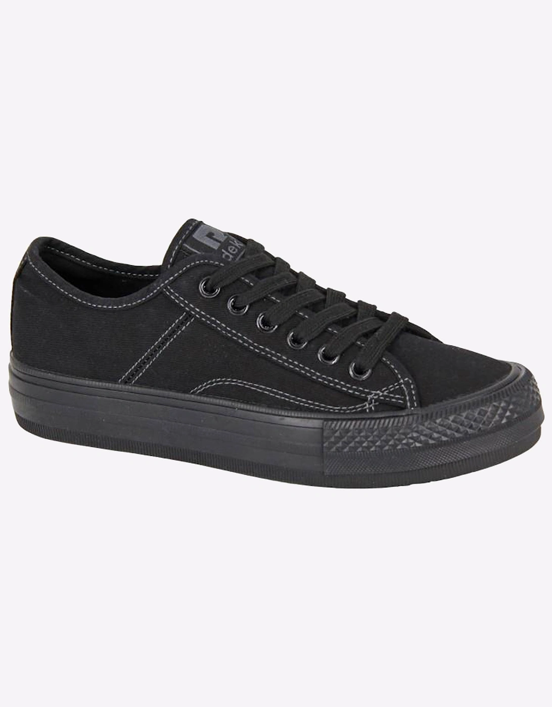 Dek Racer Canvas Shoes Womens Black