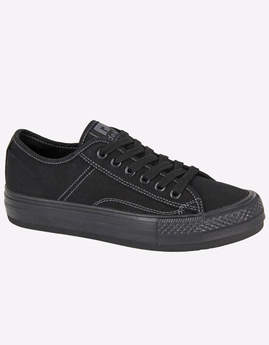 Dek Racer Canvas Shoes Womens Black