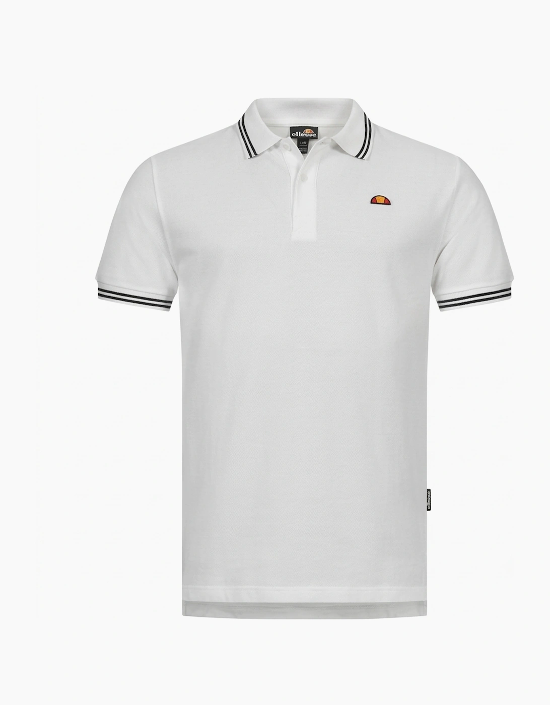 Ellesse Dioran Tipped Mens Polo Shirt White