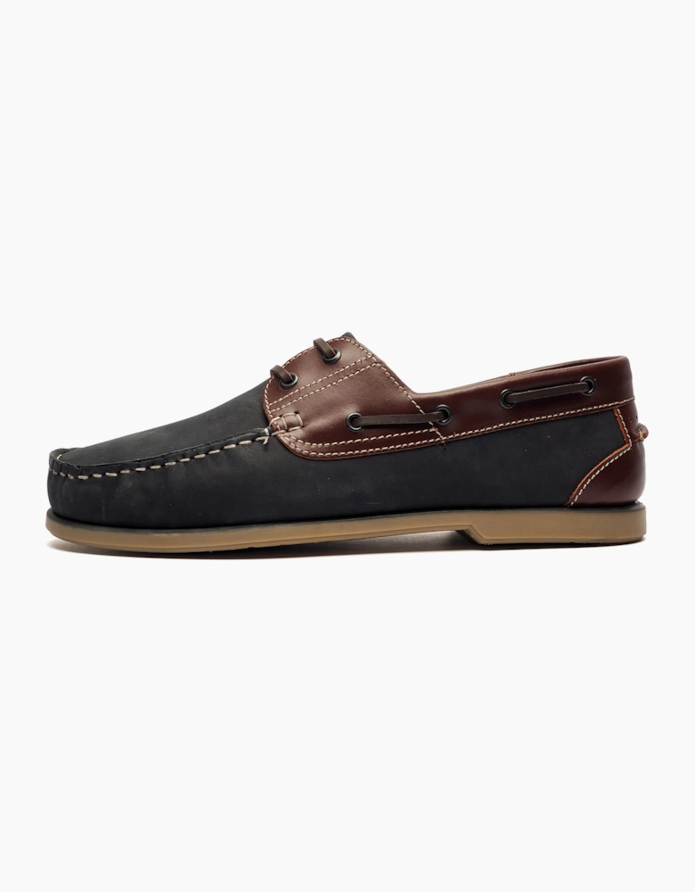 Dek Saltburn Moc Mens Navy/Brown
