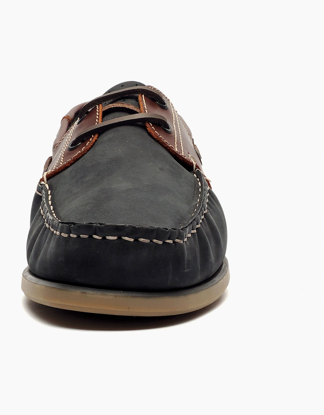 Dek Saltburn Moc Mens Navy/Brown