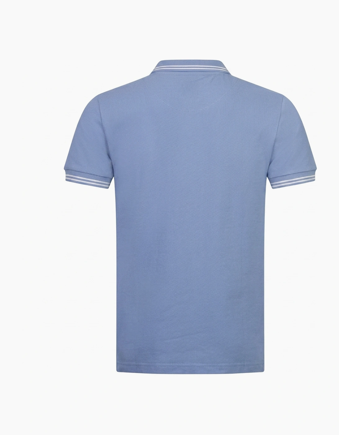 Ellesse Dioran Tipped Mens Polo Shirt Light Blue