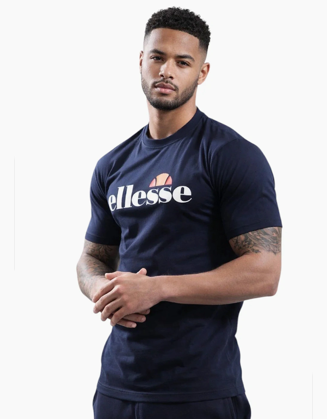 Ellesse Men's Ellesse Tewsbury Mens Heritage T-Shirt Navy