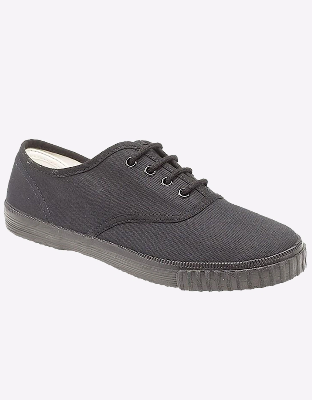 Dek Portland Plimsols Junior Black