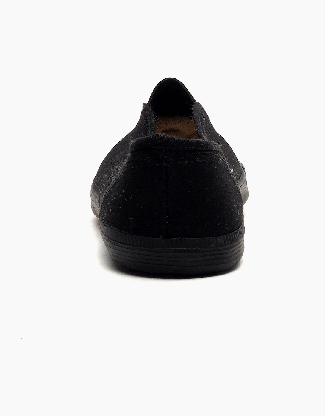 Dek Portland Slip-On Plimsols Junior Black