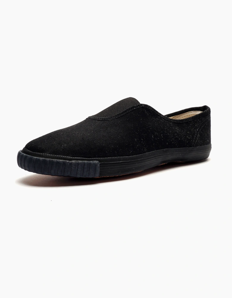 Dek Portland Slip-On Plimsols Junior Black