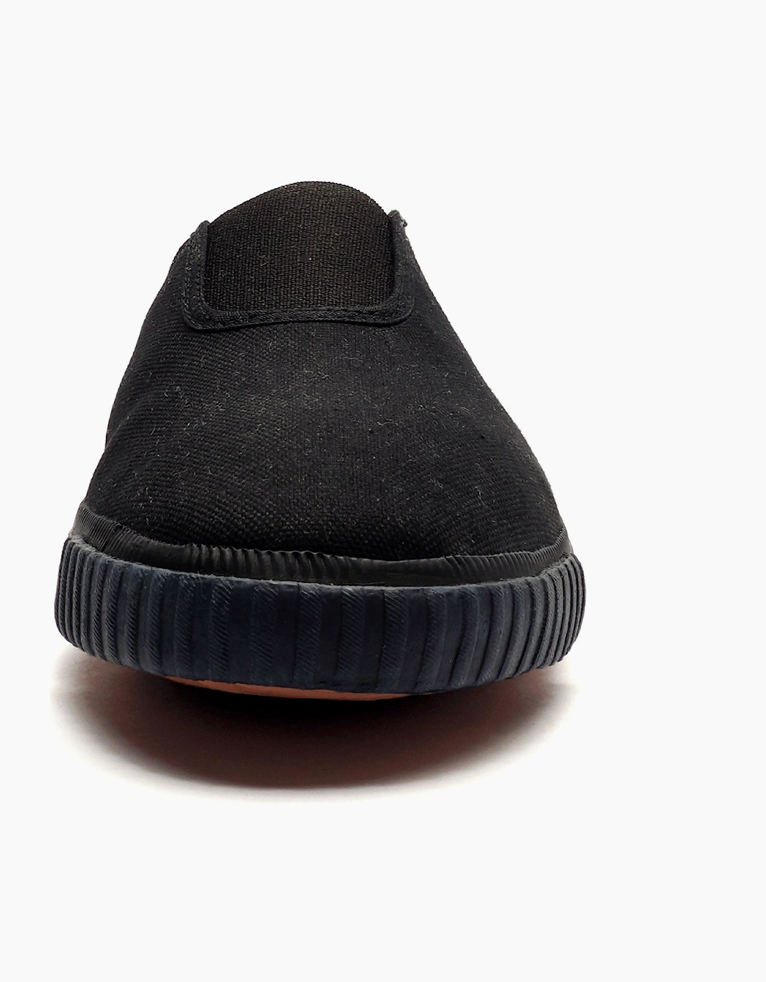 Dek Portland Slip-On Plimsols Junior Black